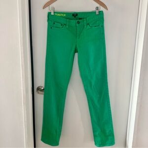 J. Crew Bright Green Straight Leg Jeans